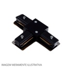 Conector Para Trilho Eletrificado Tipo T - Preto - Lm941| Lum